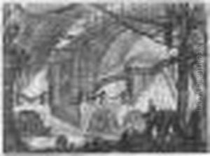The Sawhorse (h. 12; R. 38) by Giovanni Battista Piranesi