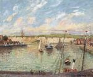 L'avant-port De Dieppe, Apres-midi, Temps Lumineux