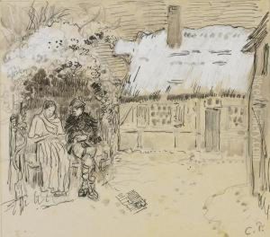 Sous La Tonnelle (study For Daphnis And Chloe)