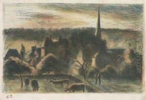 Eglise Et Ferme D'eragny