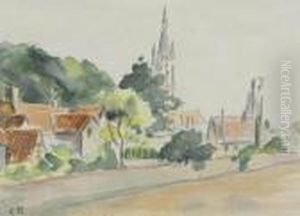 All Saints' Church, Beulah Hill Bears by Camille Pissarro