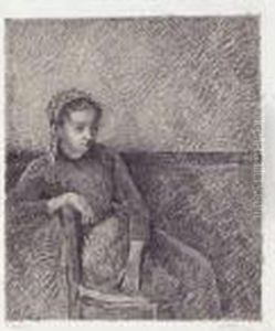 Jeune Paysanne by Camille Pissarro