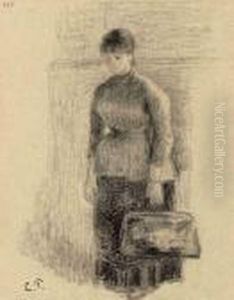 Nini, La Niece De L'artiste by Camille Pissarro