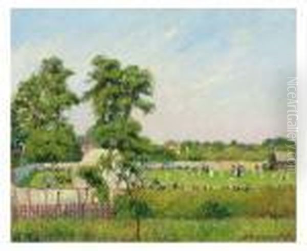 Match De Cricket A Bedford Park, Londres - view 1