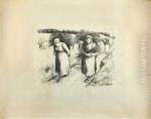 Porteuses De Fagots by Camille Pissarro