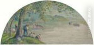 Bords De L'oise by Camille Pissarro