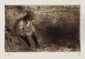 Paysan,
Le Peremelon by Camille Pissarro