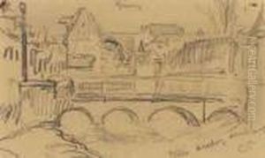 Le Pont De Gisors by Camille Pissarro