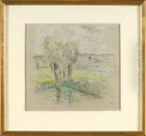 La Mare Aux Saules by Camille Pissarro