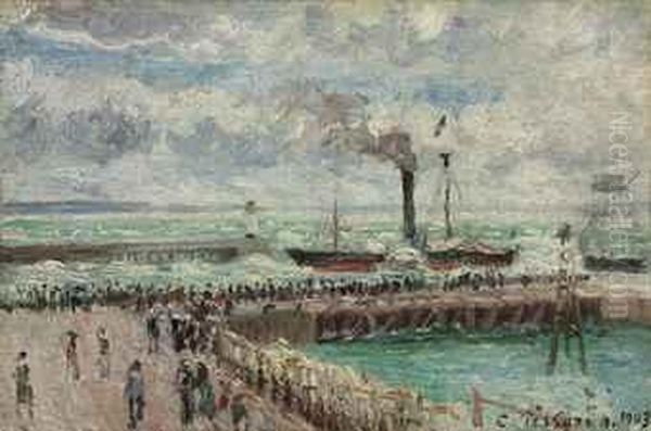 Entree Du Port Du Havre Et Le Brise-lames Ouest - view 1