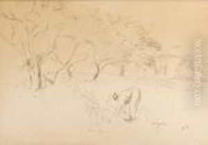 Vigne by Camille Pissarro