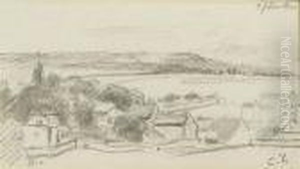 Landscape With Village. - view 1