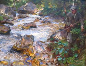 Trout Stream In The Tyrol by John Singer Sargent