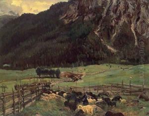 Sheepfold In The Tirol by John Singer Sargent