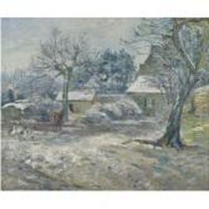 Ferme A Montfoucault, Neige