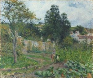 Jardin Potagera L'ermitage, Pontoise by Camille Pissarro