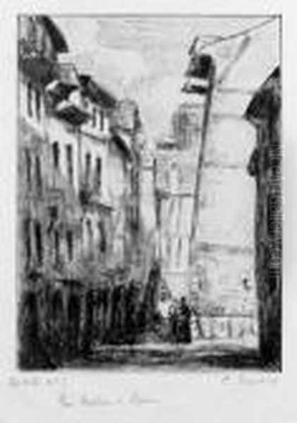 Rue Moliere A Rouen - view 1