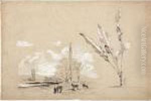 Paysage Pres De Chailly
