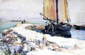 Above Lake Garda At San Viigilio by John Singer Sargent