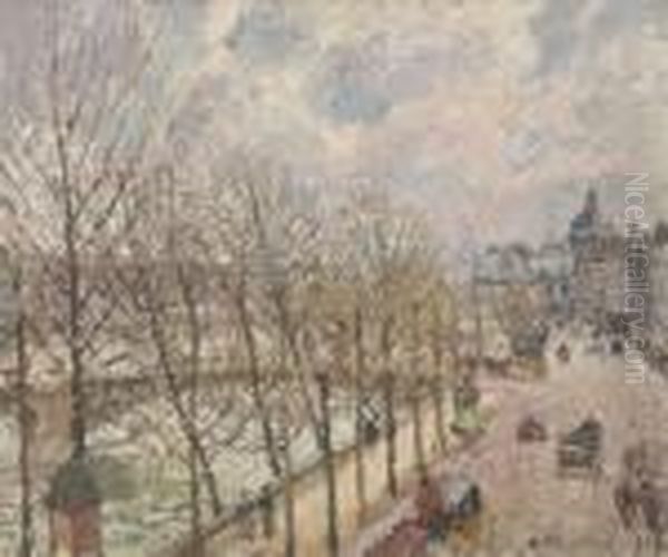 Le Quai Malaquais Et L'institut - view 1
