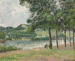 Le Cours-la-reine A Rouen, Temps Gris
