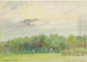Paysage A Eragny by Camille Pissarro