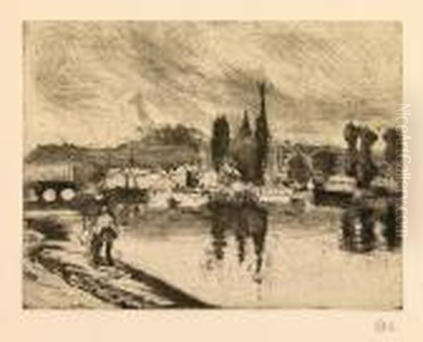 Vue De Rouen (cours La Reine) - view 1