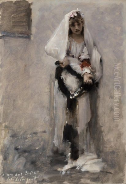 A Parisian Beggar Girl - view 1