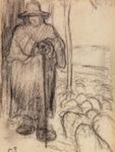 Le Berger (sheperd Withsheep)