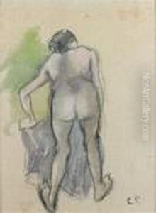 Etude De Femme Nue De Dos