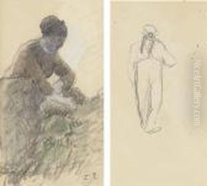 Femme De Profil, Penchee
