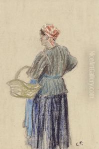 Paysanne Portant Un Panier by Camille Pissarro
