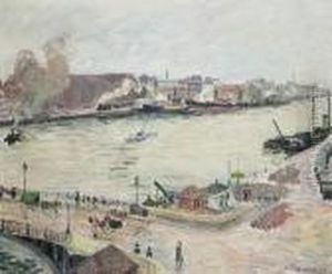 La Seine A Rouen, Pont Boieldieu
