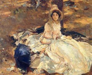 The Pink Dress by John Singer Sargent