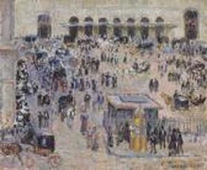La Place Du Havre Et La Gare Saint-lazare