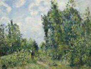 Lisiere De Bois by Camille Pissarro