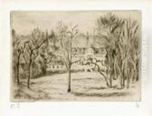 Chteau De Busagny A Oise by Camille Pissarro