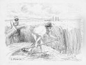Faucheur by Camille Pissarro