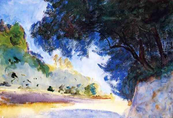 Landscape, Olive Trees, Corfu - view 1