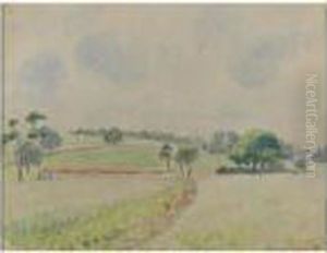Les Seigles by Camille Pissarro
