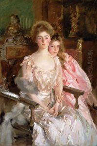 Mrs. Fiske Warren and Her Daughter Rachel