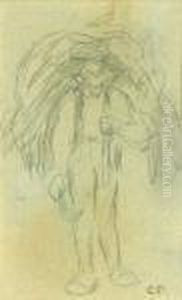Le Faucheur by Camille Pissarro