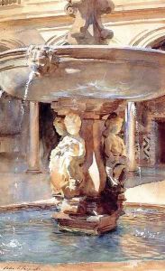 Spanish Fountain by John Singer Sargent