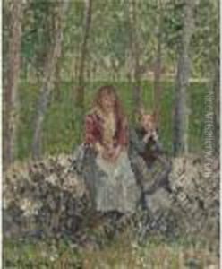 Paysannes Sous Les Arbres A Moret