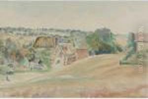 La Cavee Eragny by Camille Pissarro