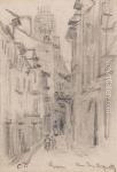 Rue Des Arpentes A Rouen - view 1