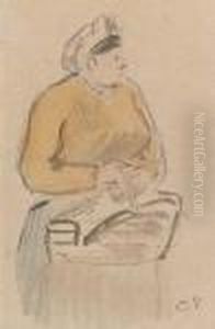 Paysanne by Camille Pissarro