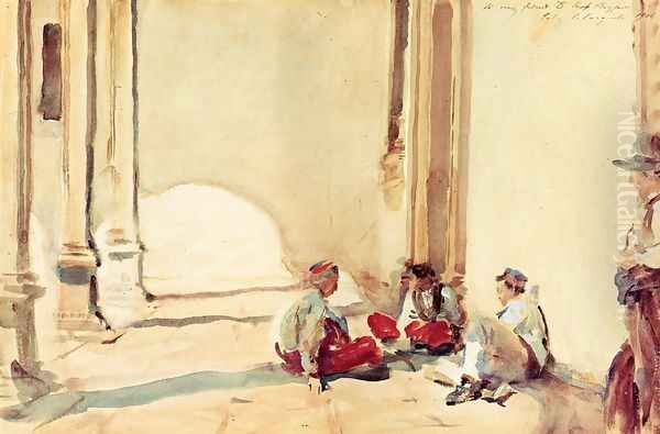 A Spanish Barracks - view 1