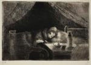 Grand'mere (effet De Lumiere) by Camille Pissarro