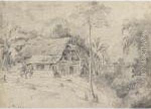 Cottage In The Jungle by Camille Pissarro